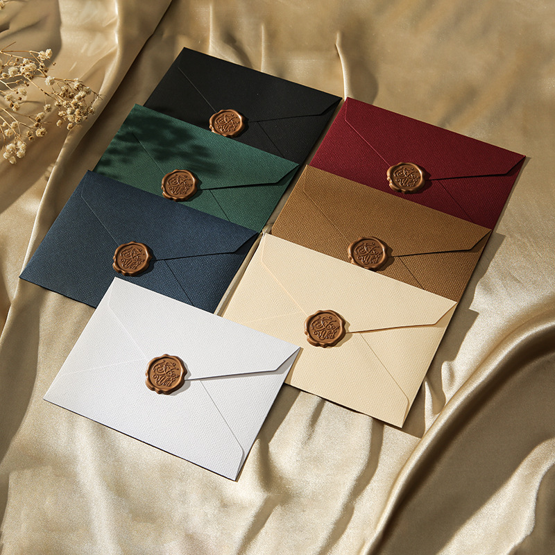 Wax Seal Letter Kit - 10 takım 16x11 cm Tebrik Kartları