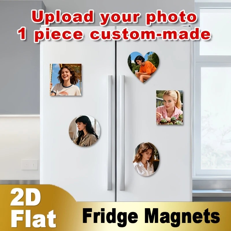 Pet Portrait Custom - Özel Fotoğraf Buzdolabı Magneti 2D Düz