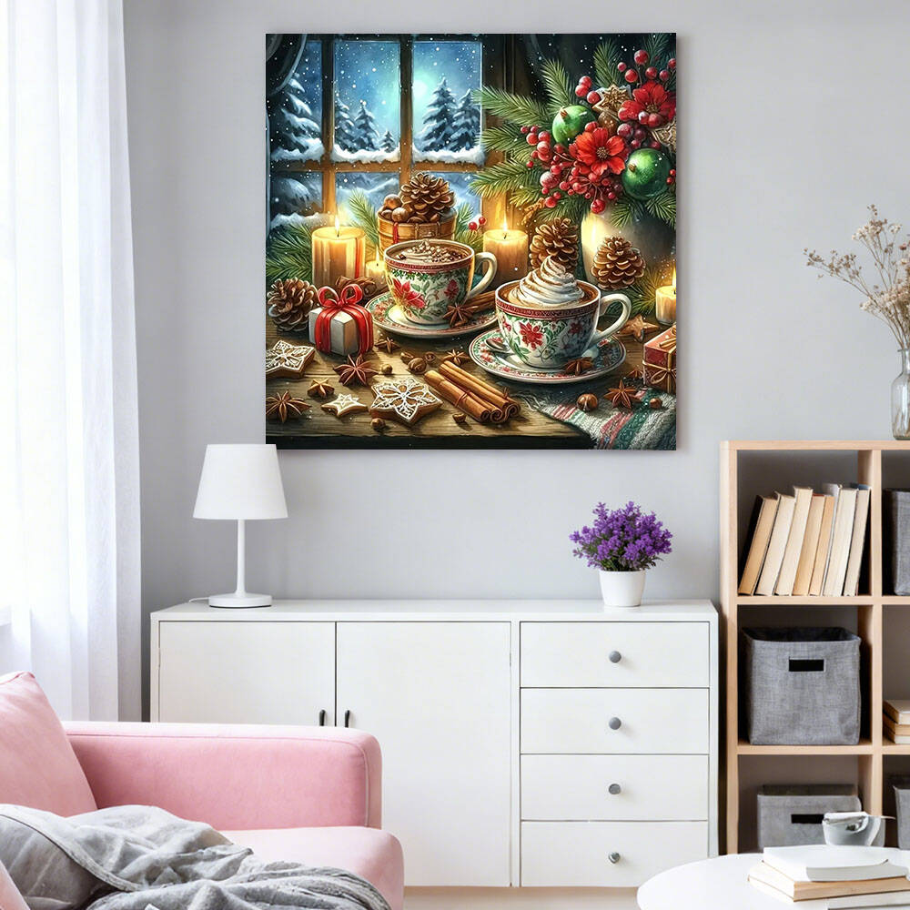 HUACAN Elmas Boyama Kahve Finc - Photo Mosaic Print incelemesi ve fiyatı