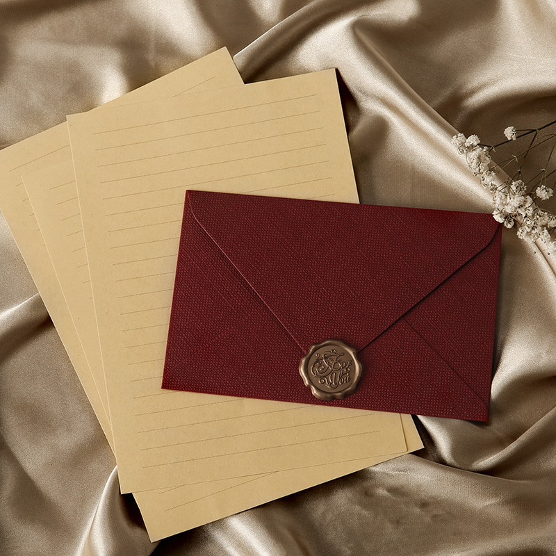 10'lu keten kahverengi kağıt z - Wax Seal Letter Kit incelemesi ve fiyatı